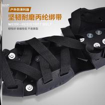 Anti-slip shoe covers for snow anti-slip shoe covers mountaineering crampons anti-slip shoe chains outdoor anti-fall snow claws on snow and ice