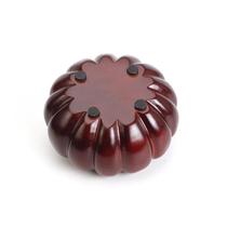 Speedy Vietnamese mahogany solid wood pumpkin fruit plate rosewood carving craft gift decoration wooden box wedding candy storage box