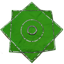 Professional skills two-color dance handkerchief flower pair of two-person Northeastern Yangko dance octagonal scarf square dance handkerchief