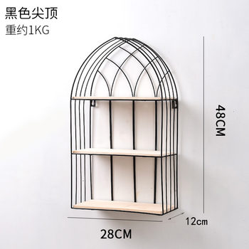 新品免打孔装饰品铁艺壁饰收纳墙壁壁挂宿舍神器墙上置物架m客厅