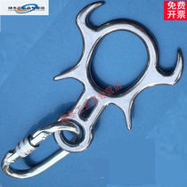 Spot quick-release 304 stainless steel high-altitude safety equipment rock climbing 8-shaped ring descender slow descent ring horn