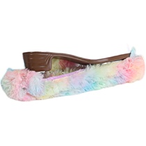 Childrens figure skate shoes soft knife cover o Plush knife cover thickened water-absorbent ball knife protective cover colorful skate shoes