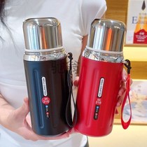 rqc new 316 high rust steel thermos cup capacity B large amount of water for male and female students no appearance convenient outdoor tea making