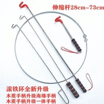 Xinjiang (manufacturer direct sales) rolling hoop solid push hoop J folk sports nostalgic rolling hoop for children