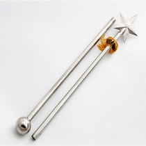 Band metal conductor baton school student Young Pioneers C drum and bugle band conductor flag command order