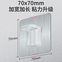 Punch-free partition bracket triangle bracket shelf support sticker nail-free fixed bracket piece wardrobe wall shelf