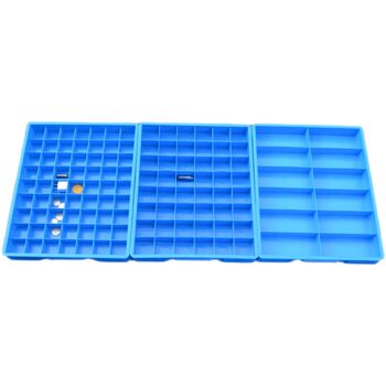 Plastic parts box, grid box, multi-grid storage box, screw box, partition box, square turnover box, small grid accessories