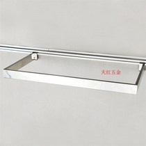 Clothing display rack horizontal slot side hanging horizontal slot clothes hanger stainless steel clothing rack display rack clothing shelf