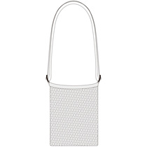 Water cup convenient bag set out to carry kettle mineral water skewed span protective sleeve general rope handle collection bag