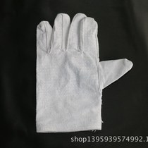 Spot double-layer thickened canvas welding gloves twenty-four-thread canvas gloves armor cloth canvas gloves