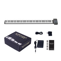 Hand-rolled piano 88 keys thickened beginners foldable portable electronic keyboard 61 soft piano keyboard with sustain charging