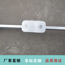 Non-standard custom stainless steel engineering railings column handrails hanging glass I railings shopping mall guardrails villa fences