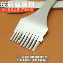 French chop European style mirror polished bevel chop diy handmade leather sewing punching tool 3 38 3 85 spacing