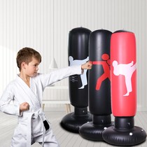 Boxing tumbler d childrens boxing column childrens vertical household set Sanda inflatable sandbag training for young children to play