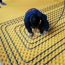 Backfill-free floor heating module complete set of household floor heating equipment ultra-thin G dry floor heating insulation board floor heating pipe shop