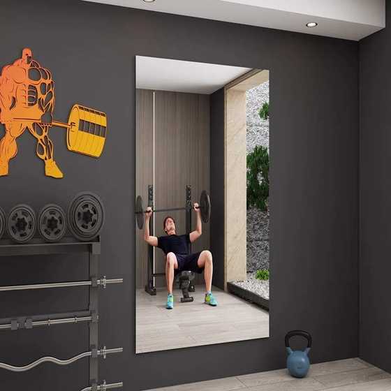 舞跳舞穿衣镜全身瑜伽高清亚克软舞蹈用贴墙健身室家镜子力自练粘