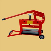Permeable brick cutting machine manual square pavement permeable brick cutting machine roadside T sidewalk bread brick hand pressing