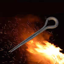 Hand-forged door hanging nails door nose p lock hook door lock door buckle wooden door antique building accessories large size)