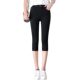 White cropped pants for women 20k21 new summer thin mid-trousers leggings for women wearing eight-point breeches and small feet