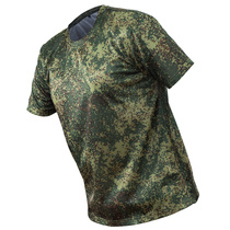 Short-sleeved quick-drying T-shirt Russian EMrR little green man tactical shirt for male military fans ice silk camouflage outdoor sports training