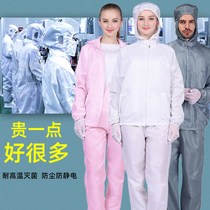 Anti-static hooded separate suit dust-proof clean suit dust-free work suit split dust-free suit spray painting suit