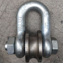 Marine lifting shackle style tackle roller bearing pulley rings UI type Heavy pointing wheels 3t5 tons of steel