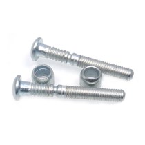 Carbon steel galvanized ring groove rivet fan container crusher vibrating screen industrial nail hacker nail m5m6 4m8