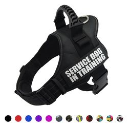 ແນະນໍາ K9 Dog harness Nylon Adjustable customize dog name for d