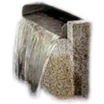 Stainless steel waterfall outlet flow channel flow wall water feature wall landscape fish pond garden courtyard expedited SF Express