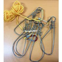 New 1 Pc 5M Fishing Lock BucklAe Stainless Steel Live Fish L