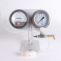 Professional scuba diving breathing regulator maintenance and repair calibration impedance medium pressure test platform instrument