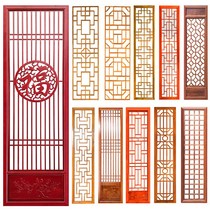 Chinese antique screens antique doors and windows Chinese lattice entrance partitions floral T lattice solid wood doors and windows carvings