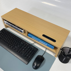 컴퓨터 모니터 고가 데스크탑 키보드 스토리지 랙 60cm 긴 책상 저장 랙