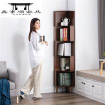 Living room wine cabinet b wall-mounted corner cabinet triangular wall-mounted solid wood dining room corner storage cabinet living room corner view