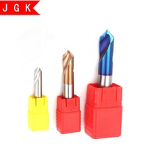 Carbide 55 degree tungsten steel coated fixed point drill 60 degree milling cutter K 90 degree center chamfering cutter for aluminum steel