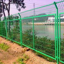 Bilateral wire guardrail net frame protection net highway v highway isolation net steel wire mesh breeding net barbed wire fence