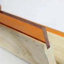 Runjia screen printing wooden handle scraper wooden handle scraper rubber strip scraper screen printing wooden handle scraper scraper ink