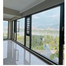 Broken bridge aluminum soundproof windows custom factory q factory direct sales aluminum alloy doors and windows casement windows floor-to-ceiling windows sealing balcony system