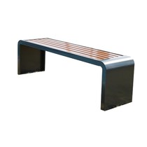 Park chair outdoor bench k solid wood courtyard leisure seat square rest bench outdoor balcony row chair