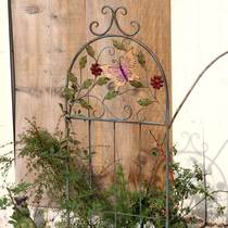 Retro iron climbing frame fence pothos vines climbing plants plant climbing frame flower bracket courtyard fence