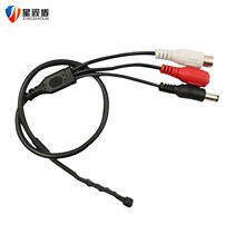 Linear pickup monitoring network camera sound collector voice microphone multi-interface noise reduction 601AP