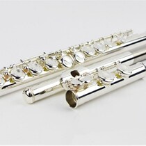 Musical Instrument Flute Beginner Grade Examination Instrument 16 17 Open and Closed Hole Dual-Purpose Silver-plated Flute with E Key