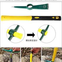 Small outfield crane pickaxe mountaineering pickaxe outdoor portable cross pickaxe adventure pickaxe foreign pickaxe ice pick ice fishing camp mouth hoe