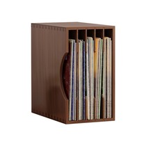 Nordic vinyl record storage rack solid wood storage box household LP12-inch old record storage box CD disc rack
