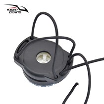 50-meter scuba diving strong magnetic north needle elastic elastic rope wrist type underwater luminous compass with side view