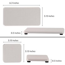 吸水垫硅藻土托盘置物架套装厨房皂盘洗手液架植物盆栽干燥垫子