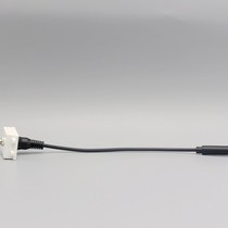 Type 128 single-hole headphone female-to-master extension cord module plugs directly into the G3 5mm audio strip socket panel ground