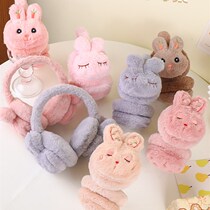 Childrens ear cover winter anti-female ear bag winter girl freezing ear-warm ear cover cartoon