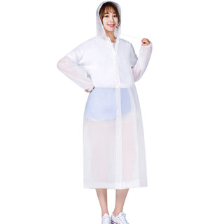 Non-disposable thickened and lengthened portable raincoat for adults and children long full body transparent waterproof disposable poncho raincoat