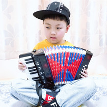 Tianyi accordion 17 keys 8 bass children adult students beginners self-study entry-level musical instrument enlightenment free straps